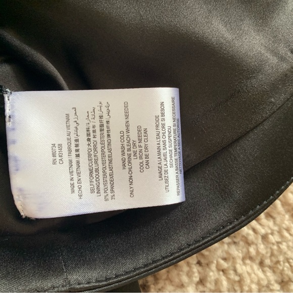 Max & Cleo Black Rosette Sweetheart Neckline Party Holiday Dress - Picture 11 of 15